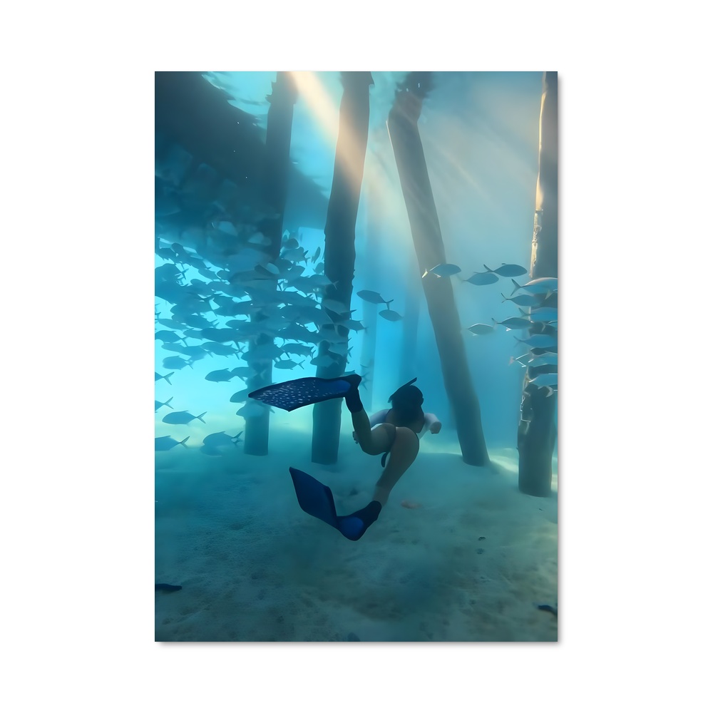 Poster Free de diving
